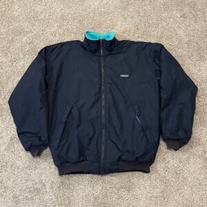 Vintage 90s Patagonia Women's Large size 12 Fleece Lined Jacket Made in USA